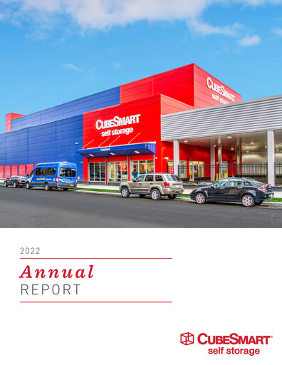 Thumbnail CubeSmart
 Annual Report 2022