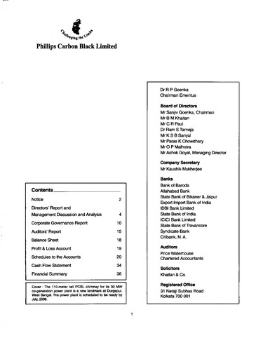 Thumbnail PCBL Limited Annual Report 2007-2008