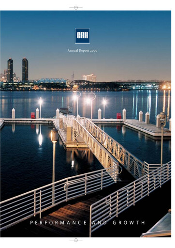 Thumbnail Cement Roadstone Holding
 Annual Report 2000