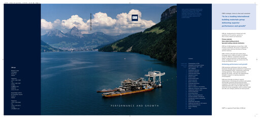 Thumbnail Cement Roadstone Holding
 Annual Report 2001