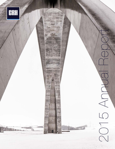 Thumbnail Cement Roadstone Holding
 Annual Report 2015