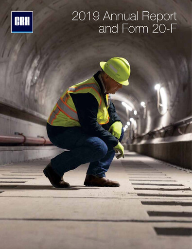 Thumbnail Cement Roadstone Holding
 Annual Report 2019