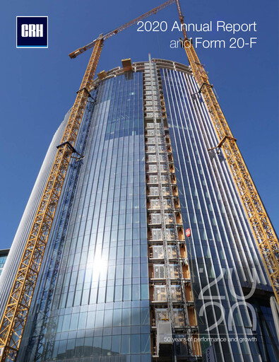 Thumbnail Cement Roadstone Holding
 Annual Report 2020