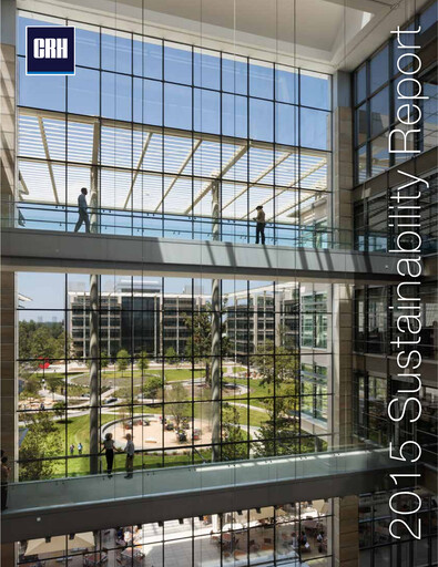 Thumbnail Cement Roadstone Holding
 Sustainability Report 2015