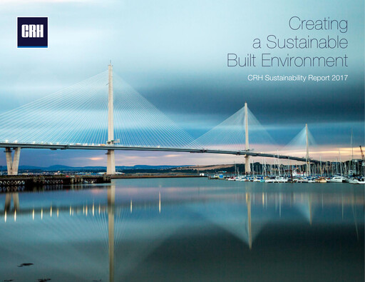 Thumbnail Cement Roadstone Holding
 Sustainability Report 2017