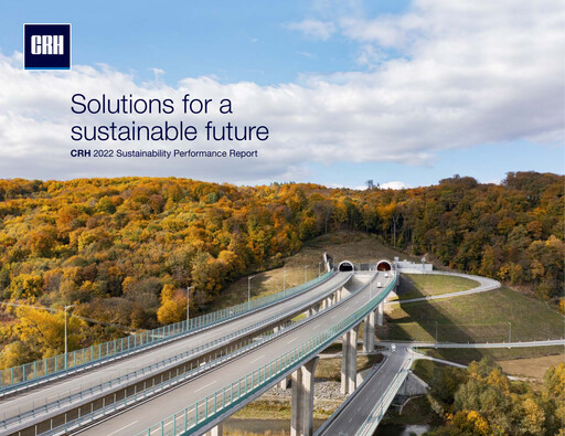 Thumbnail Cement Roadstone Holding
 Sustainability Report 2022