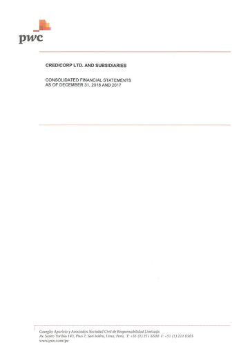 Thumbnail Credicorp Financial Statement 2018