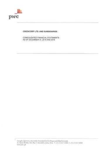 Thumbnail Credicorp Financial Statement 2019