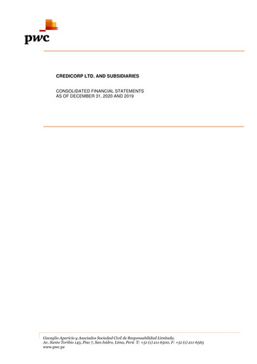 Thumbnail Credicorp Financial Statement 2020