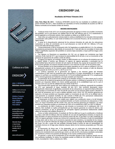 Thumbnail Credicorp Quarterly Report 2012-q1