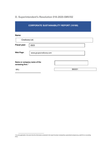 Thumbnail Credicorp Sustainability Report 2023