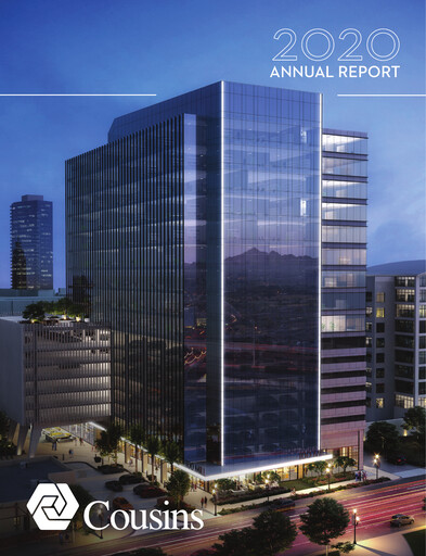 Thumbnail Cousins Properties
 Annual Report 2020