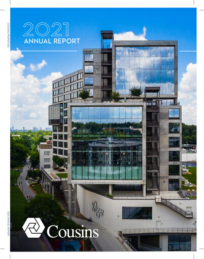 Thumbnail Cousins Properties
 Annual Report 2021