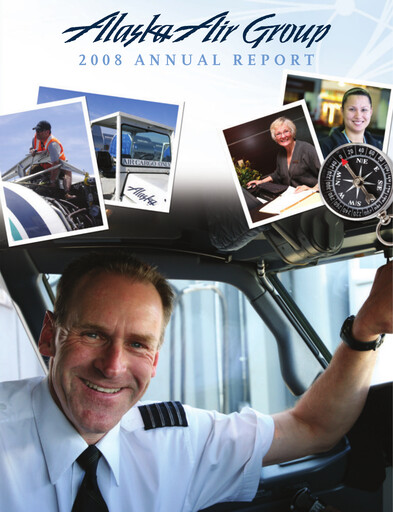 Thumbnail Alaska Airlines
 Annual Report 2008