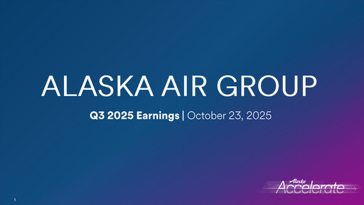Thumbnail Alaska Airlines
 Quarterly Report 2025-q3