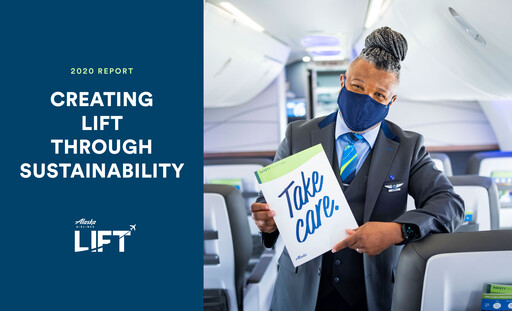 Thumbnail Alaska Airlines
 Sustainability Report 2020