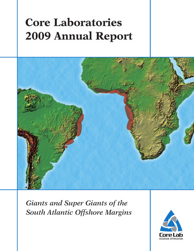 Thumbnail Core Laboratories
 Annual Report 2009