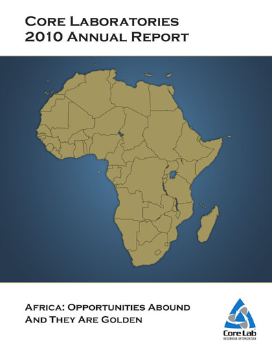 Thumbnail Core Laboratories
 Annual Report 2010