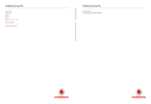 Thumbnail Vodafone Annual Report 2009