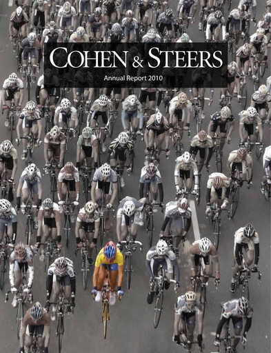 Thumbnail Cohen & Steers Annual Report 2010