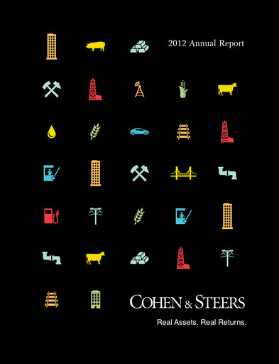 Thumbnail Cohen & Steers Annual Report 2012