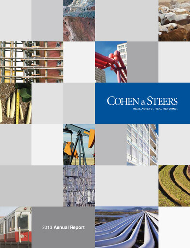 Thumbnail Cohen & Steers Annual Report 2013