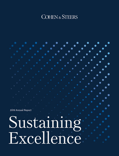 Thumbnail Cohen & Steers Annual Report 2019