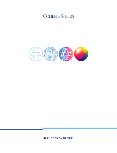 Thumbnail Cohen & Steers Annual Report 2021