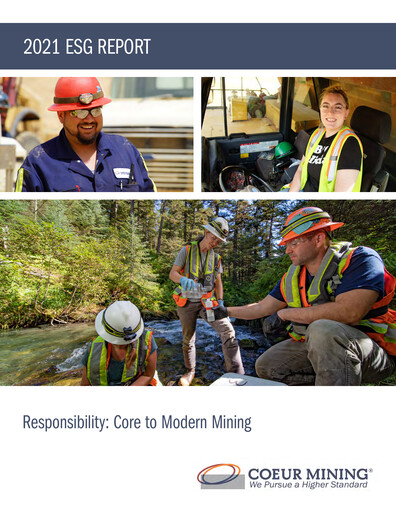 Thumbnail Coeur Mining
 ESG Report 2021