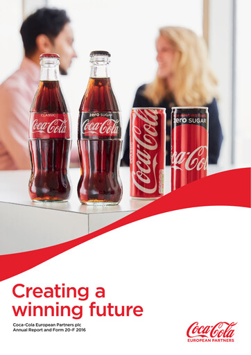 Miniature Coca-Cola European Partners
 Rapport annuel 2016