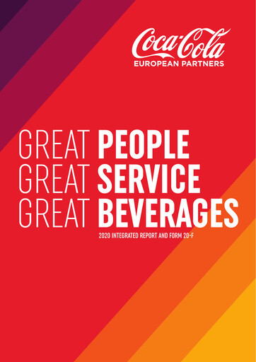 Miniature Coca-Cola European Partners
 Rapport annuel 2020