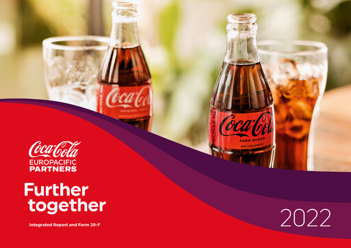 Miniature Coca-Cola European Partners
 Rapport annuel 2022
