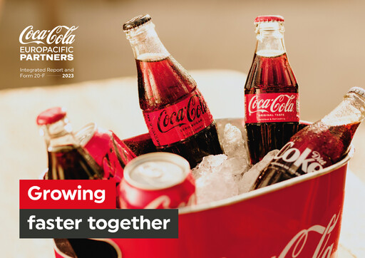 Miniature Coca-Cola European Partners
 Rapport annuel 2023