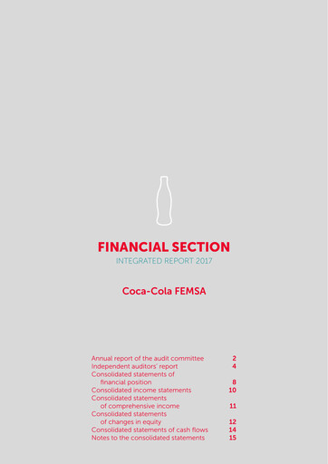 Miniature Coca-Cola FEMSA Bilan financier 2017