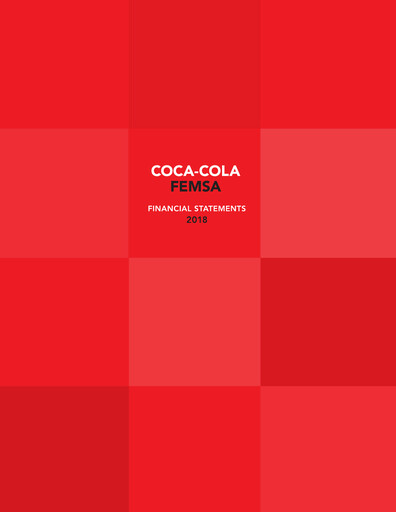 Miniature Coca-Cola FEMSA Bilan financier 2018
