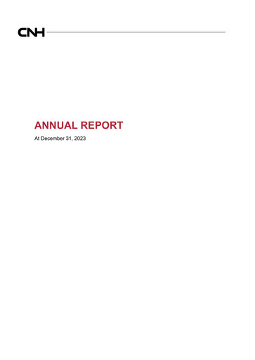 Thumbnail CNH Industrial
 Annual Report 2023