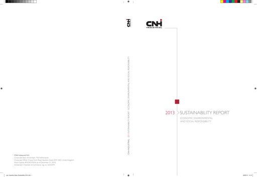 Thumbnail CNH Industrial
 Sustainability Report 2013