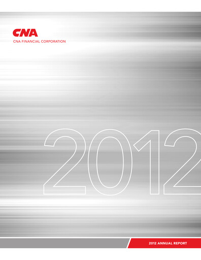Thumbnail CNA Financial Annual Report 2012