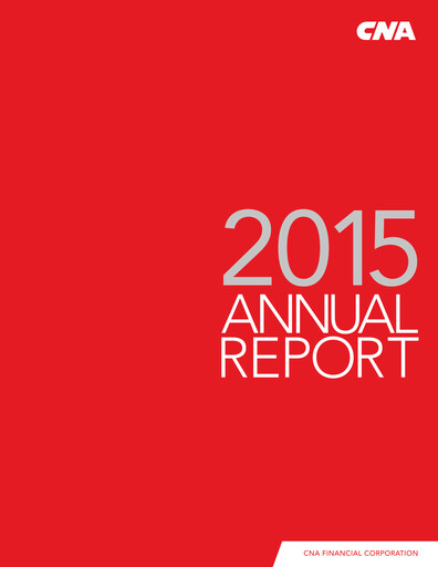 Thumbnail CNA Financial Annual Report 2015