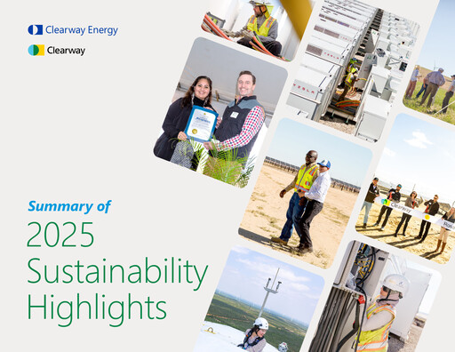 Vorschaubild Clearway Energy
 Nachhaltigkeitsbericht 2025