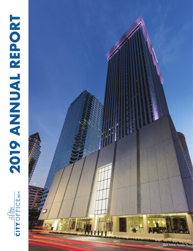 Thumbnail City Office REIT
 Annual Report 2019