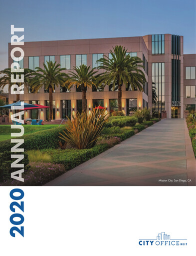 Thumbnail City Office REIT
 Annual Report 2020