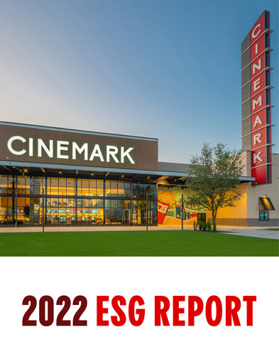Thumbnail Cinemark Theatres
 ESG Report 2022
