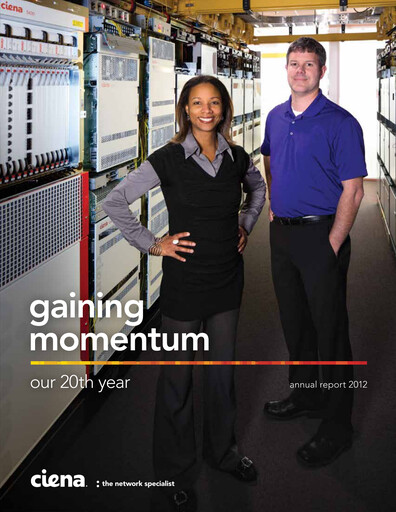 Thumbnail Ciena Annual Report 2012