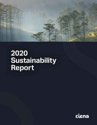 Thumbnail Ciena Sustainability Report 2020