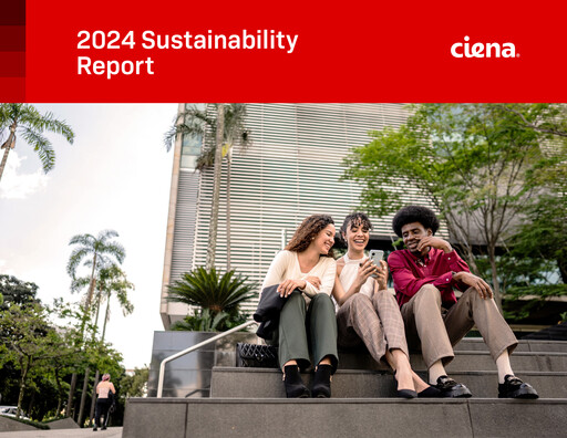 Thumbnail Ciena Sustainability Report 2024