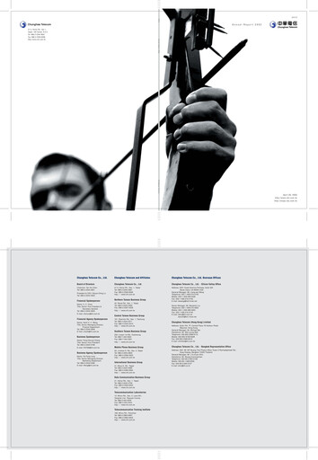 Thumbnail Chunghwa Telecom Annual Report 2002