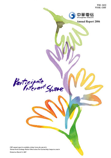 Thumbnail Chunghwa Telecom Annual Report 2006