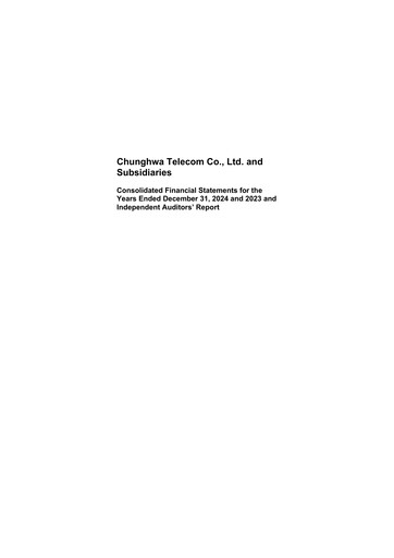 Thumbnail Chunghwa Telecom Financial Statement 2024