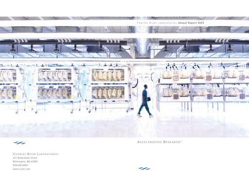 Vorschaubild Charles River Laboratories
 Jahresbericht 2003